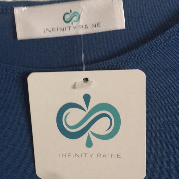 Infinite Raine long sleeve dress/tunic Blue - Picture 2 of 3